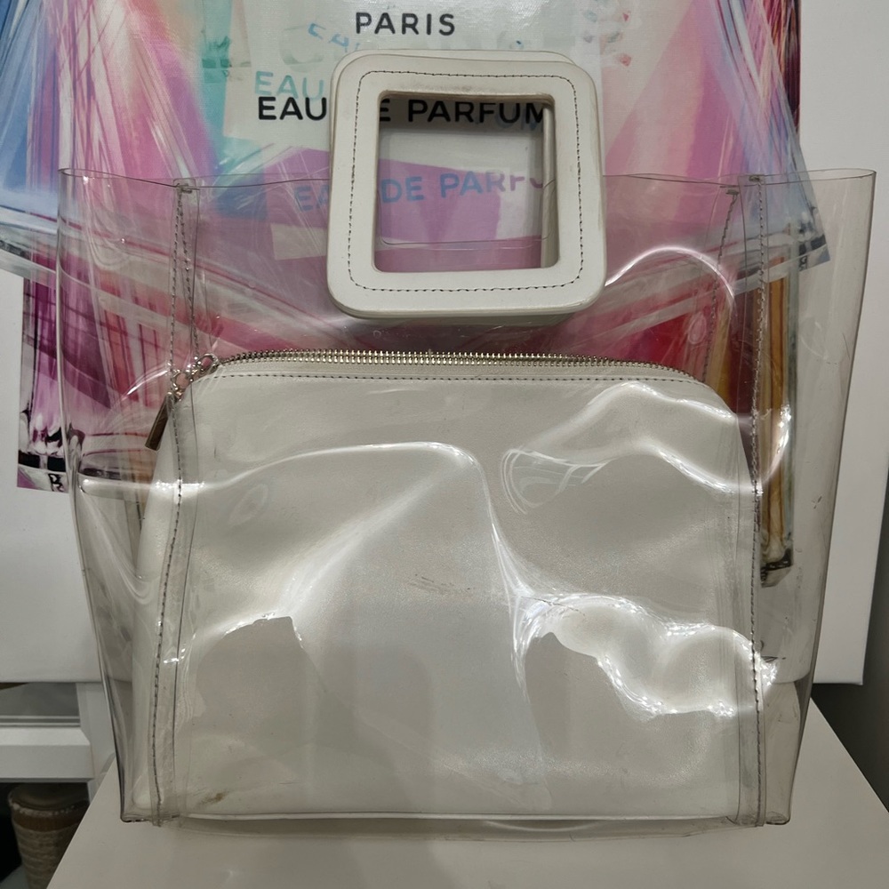 STAUD clear handbag